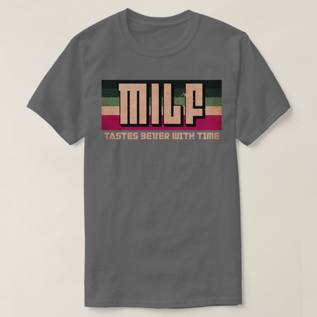 Camiseta Milf é Melhor Roxo (Frente do Design)
