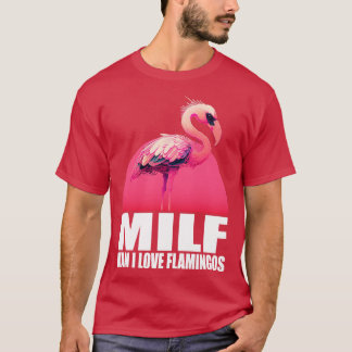 Camiseta Milf Man I Love Flamingos 1