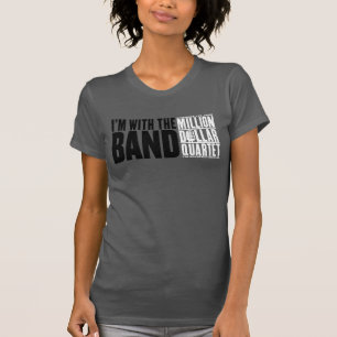 Camiseta Milhão quartetos do dólar "eu sou com a banda "
