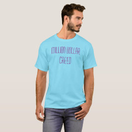 Camiseta Milhão T do credo do dólar