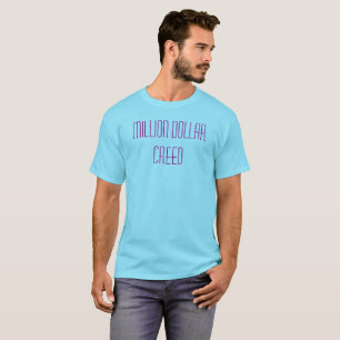 Camiseta Milhão T do credo do dólar