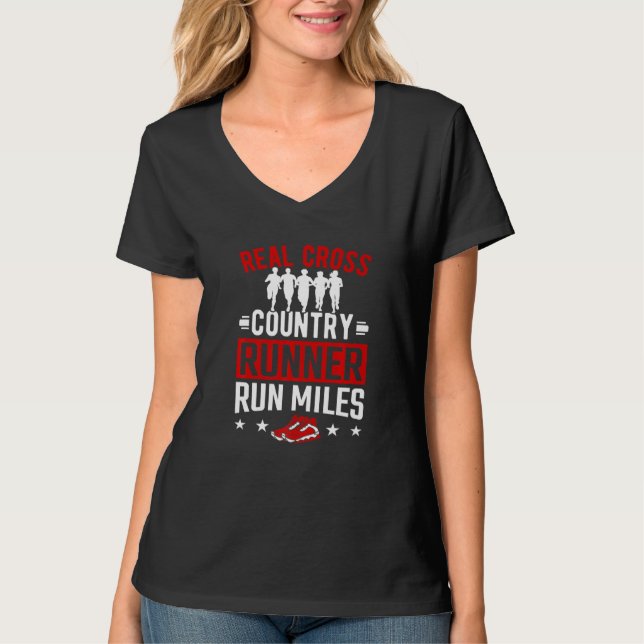 Camiseta Milhas de Execução entre Países em Execução em Exe (Frente)