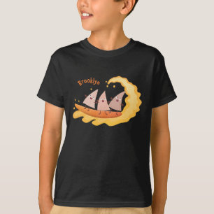 Camiseta Milhas de nachos, batatas fritas, canecas, surf