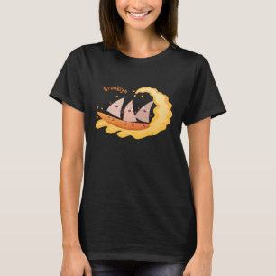 Camiseta Milhas de nachos, batatas fritas, canecas, surf