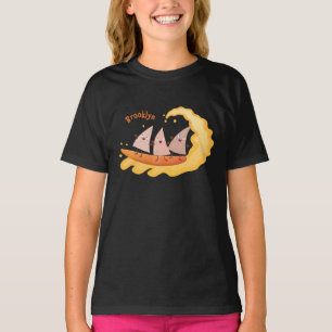 Camiseta Milhas de nachos, batatas fritas, canecas, surf