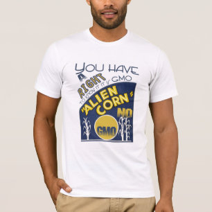 Camiseta MILHO ALIENÍGENA Você Tem o Direito de Saber Se é 