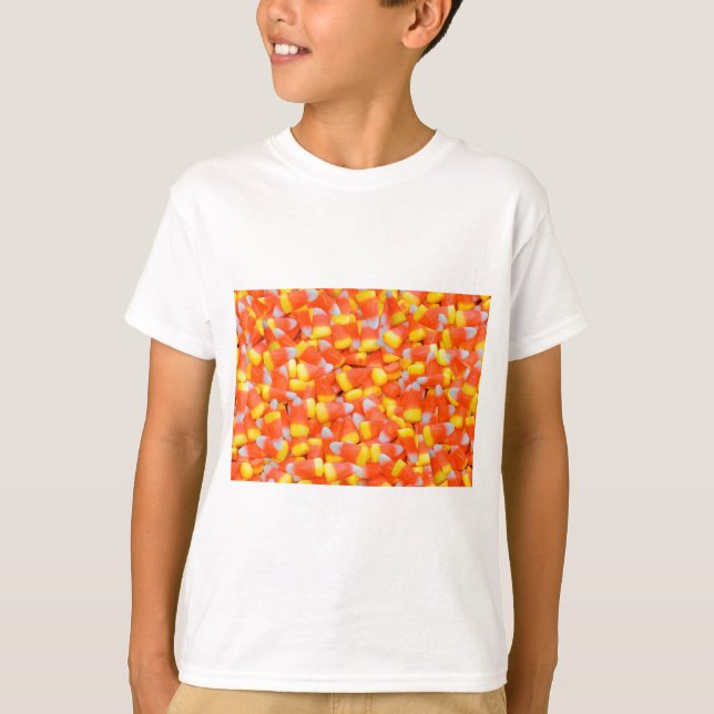 Camiseta milho doce de halloween (Frente)