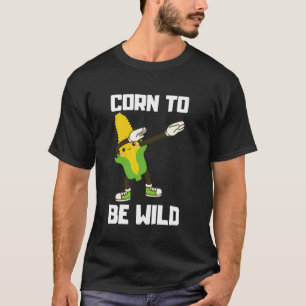 Camiseta Milho Engraçado Para Homens Crianças Farmação Fúcu