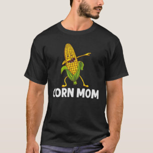Camiseta Milho Engraçado Para Mamãe, Milho Na Figurina De