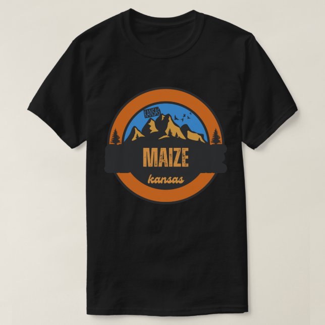 Camiseta Milho, Kansas (Frente do Design)