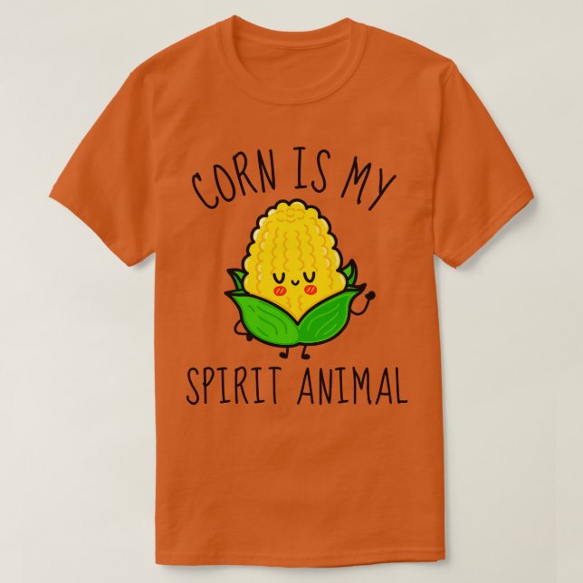 Camiseta Milho Meu Corno de Espiritualidade (Frente do Design)