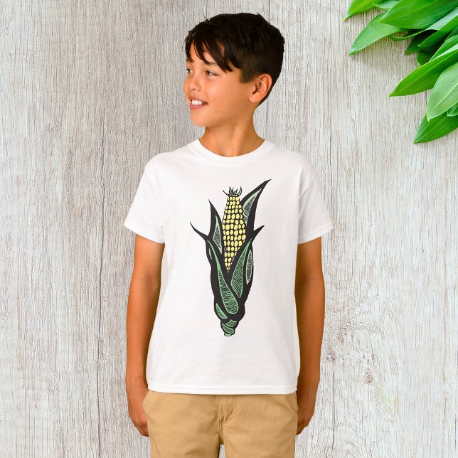 Camiseta Milho na Espiga Casa Rústica de Fazenda Legume (Criador carregado)