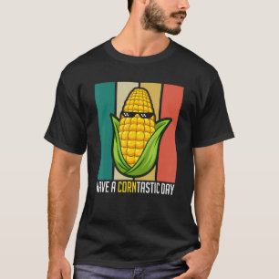 Camiseta Milho No Cob - Milho Engraçado Tem Uma Corntasia