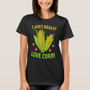 Camiseta Milho No Corno Do Cob Eu Adoro Milho