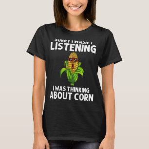 Camiseta Milho Para Homens Cultivo De Milho Cob Farmer Swee
