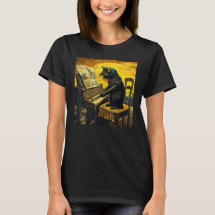 Camiseta Milho Pianista Negro Engraçado No Cob