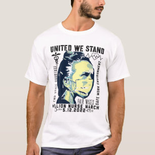 Camiseta Milhões de Enfermeiros Marcharam Enfermeiros Unid