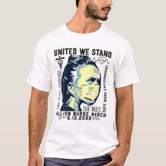 Camiseta Milhões de Enfermeiros Marcharam Enfermeiros Unido