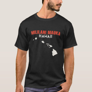 Camiseta Mililani Mauka Hawaii EUA State America Viagem Haw