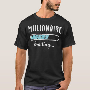 Camiseta Milionário Carregando Amigos Familiares Humor Tren