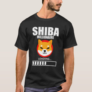 Camiseta Milionário do Shiba Coin Cryptocurrency Shiba