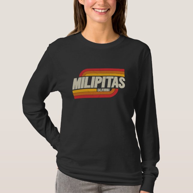 Camiseta Milipitas CA Vintage Souvenir (Frente)