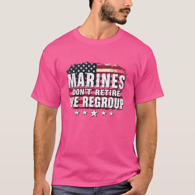 Camiseta Militar de Souvenir Marinha dos EUA (Frente)