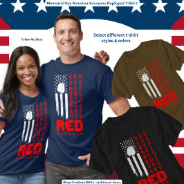 Camiseta Militar - Dia Memorial Lembre-Se De Todos Implanta