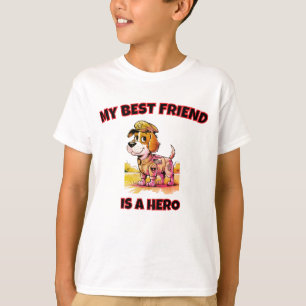 Camiseta Militar para crianças