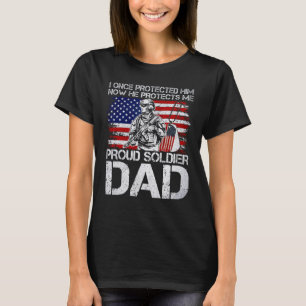 Camiseta Militares do Pai Soldado Ortoso de Mens Veteran