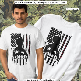 Camiseta Militares - Lutamos Pela Liberdade