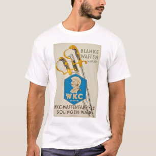 Camiseta Militaria vintage alemã WKC Solingen