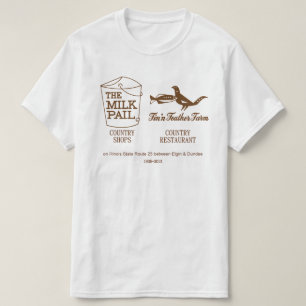 Camiseta Milk Pail - Fin'n Feather Fazenda, Dundee, Illinoi
