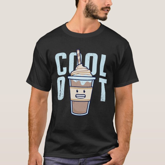 Camiseta Milkshake Divertido Kawaii Cool Out (Frente)