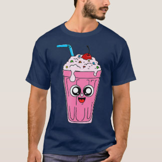 Camiseta Milkshake Fresco com Presente para Milkshakes
