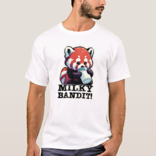 Camiseta Milky Bandit - A Alegria Leitura do Panda Vermelho