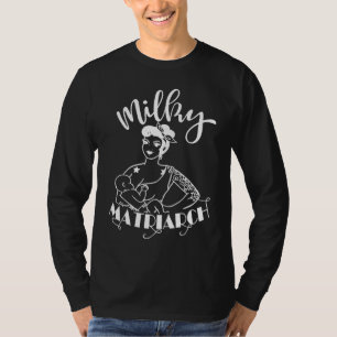 Camiseta Milky Matriararic Amamentando Mãe Vida Alimentada 