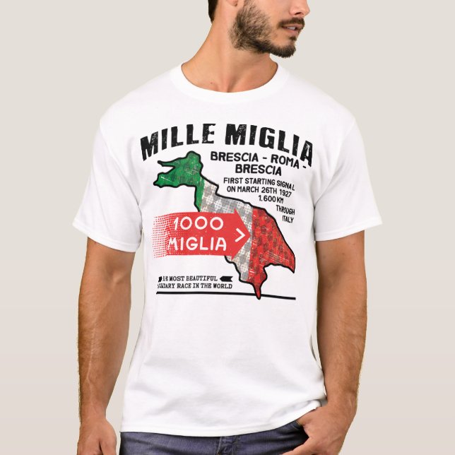 Camiseta Mille Miglia Racing (Frente)