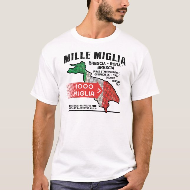 Camiseta Mille Miglia Racing experience (Frente)