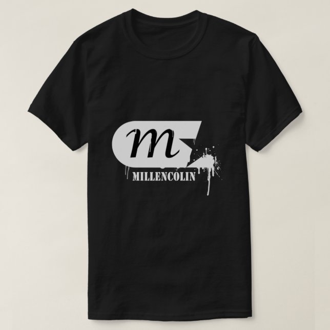 Camiseta Millencolin em relevo - Gif Gráfico Sueco de Banda (Frente do Design)