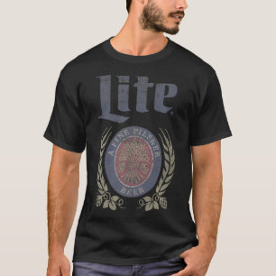Camiseta Miller Lite Vestido Vintage Beer Logo Premium