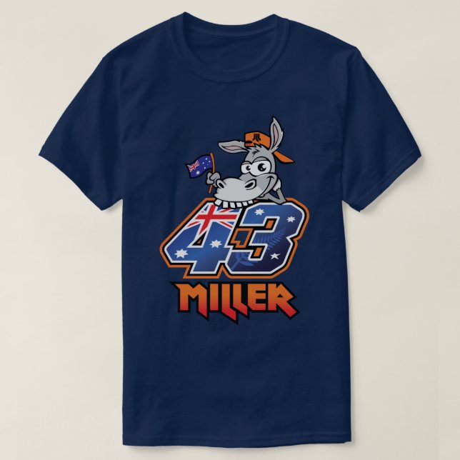 Camiseta Miller Number 43 Austrália (Frente do Design)
