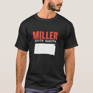 Camiseta Miller South Dakota EUA Estado América Viagem Sul