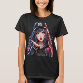 CAMISETA MILLY QUEEN, CHICA ANIME INFLUENCER