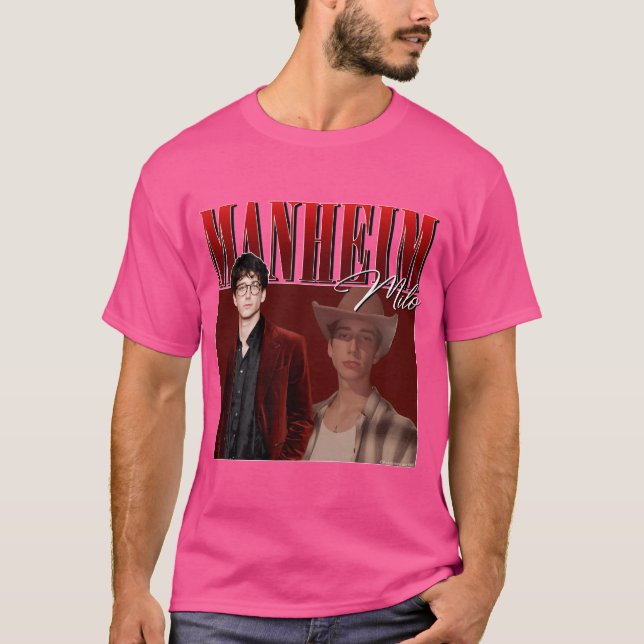 Camiseta Milo Manheim Retro Design (Frente)