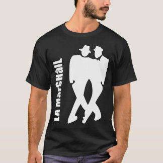 Camiseta Milonga de Marshall do La (branco na obscuridade)