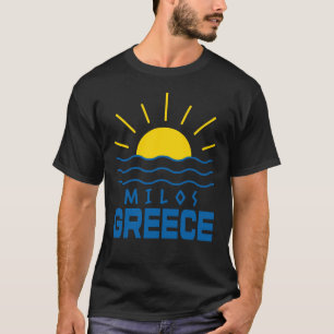 Camiseta Milos Grécia Sol e Mar Negro