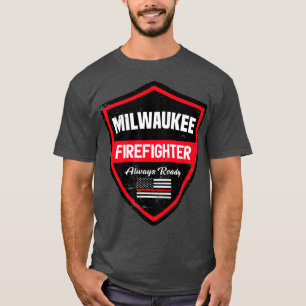 Camiseta Milwaukee Fire Rescue Bombeiro Primeiro