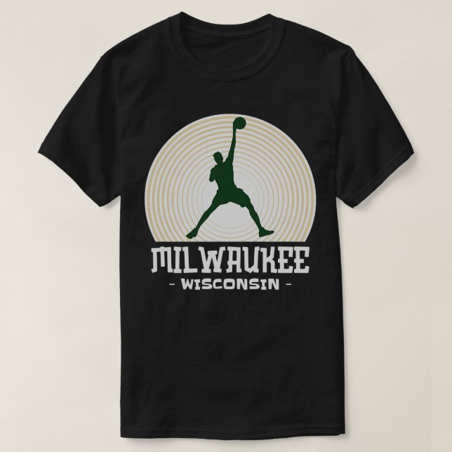 Camiseta Milwaukee Wisconsin Basbol (Frente do Design)