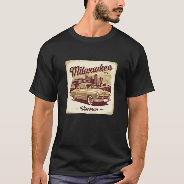 Camiseta Milwaukee Wisconsin Gift (Frente)